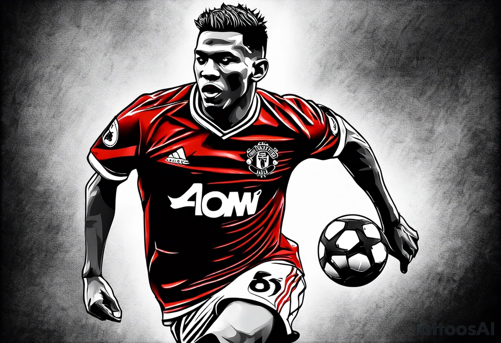 Manchester united
Red Devil heading a
football tattoo idea
