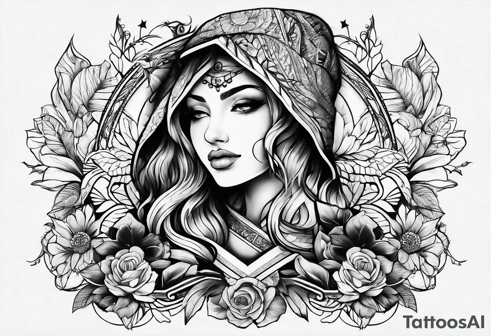 backpacking tattoo idea
