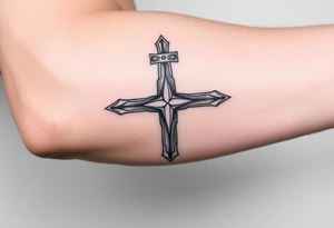 Jesus crosses tattoo idea