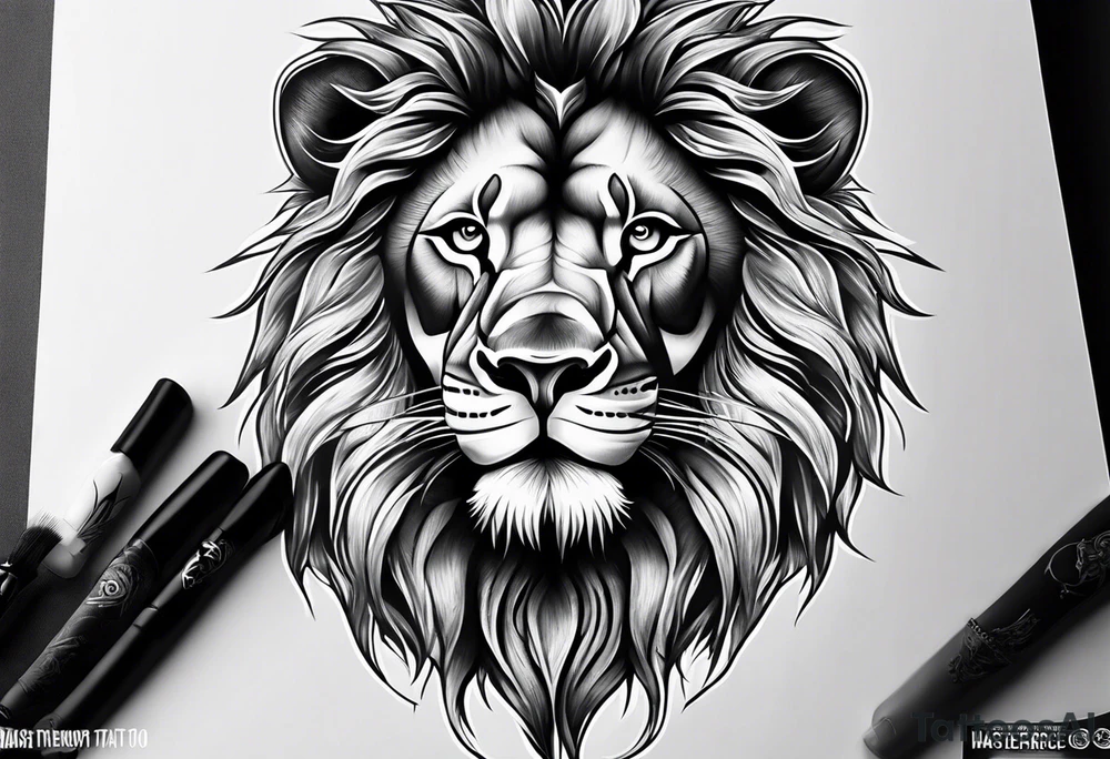 Lion from atlas tattoo idea