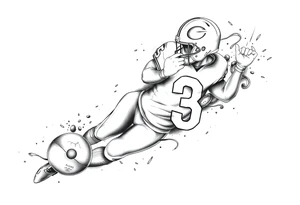 Portland oregon 503, football 53 tattoo idea