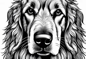 Sheepdog who only has one eye tattoo idea