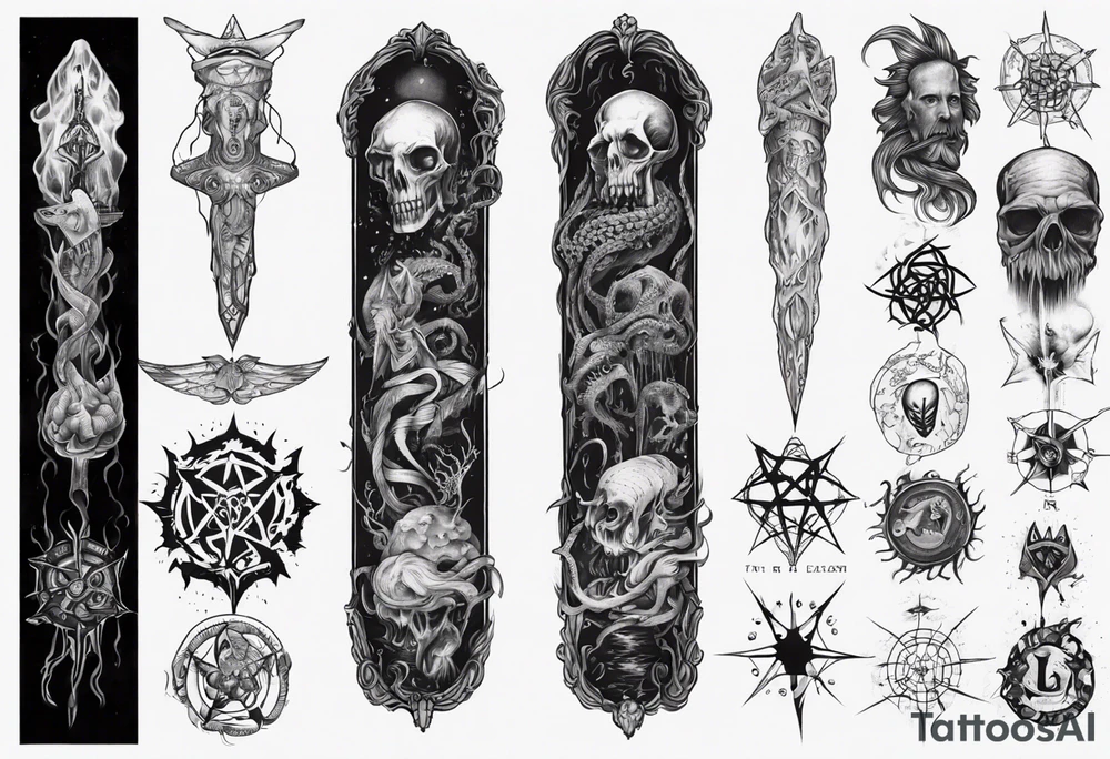 long tattoo for forearm on lovecraft them tattoo idea long tattoo for forearm on lovecraft them tattoo idea