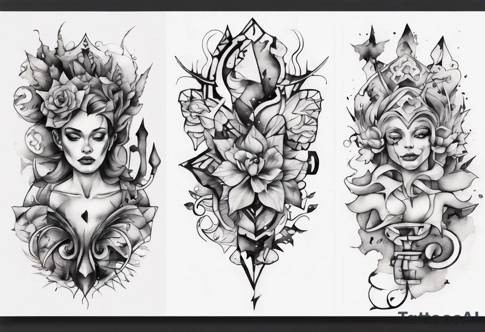 puzzle tattoo idea