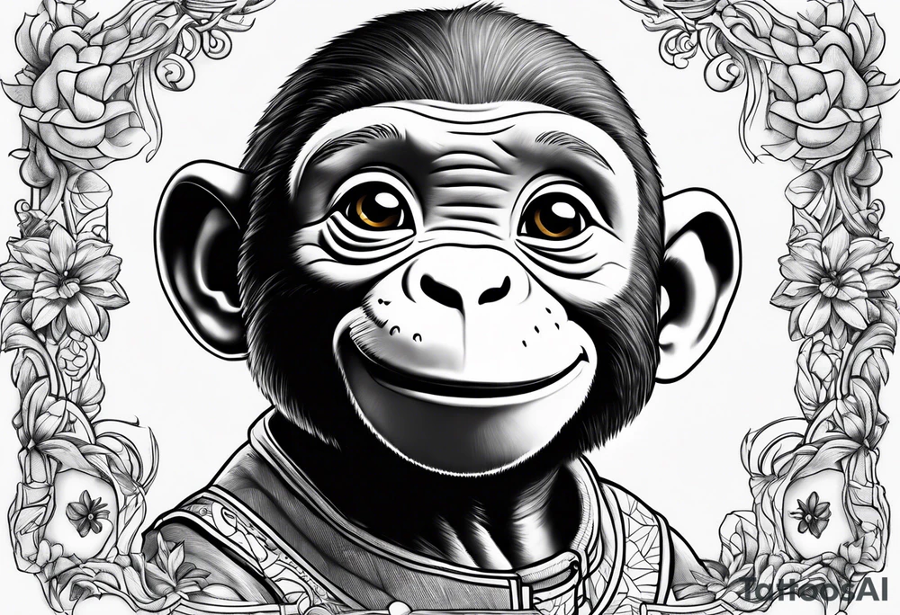 Curious George tattoo idea