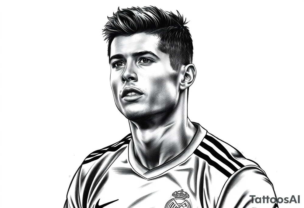 Cristiano Ronaldo tattoo idea