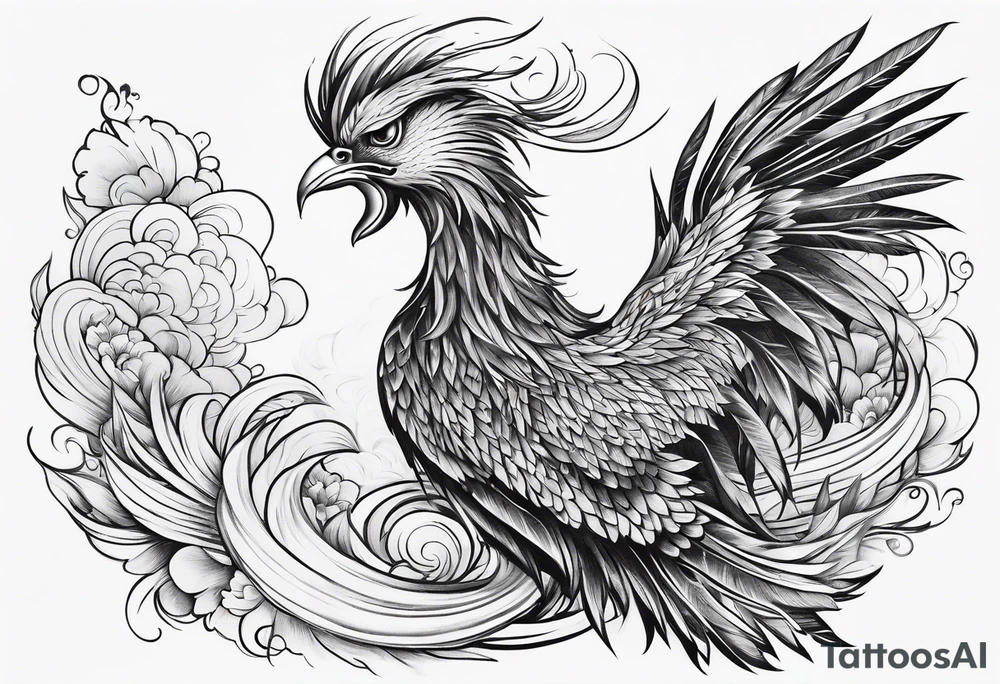 Vietnamese Phoenix tattoo idea