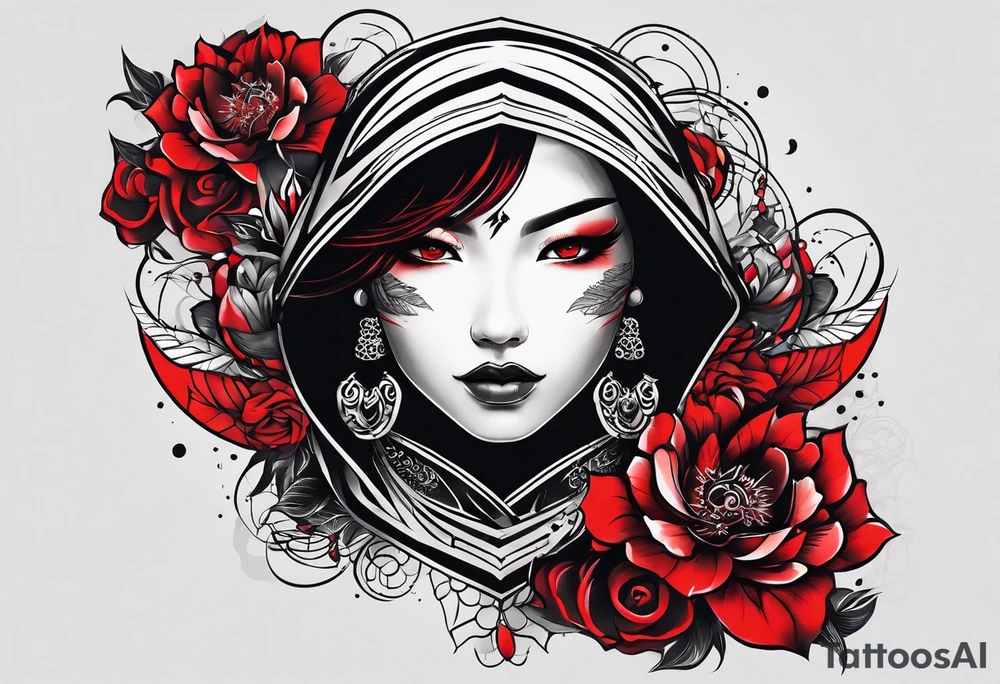 Simple black and red tattoo for the arm men tattoo idea