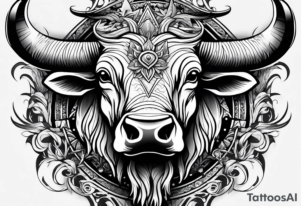 Nvidia geforce claw morphing into an aggressive bull tattoo idea Nvidia geforce claw morphing into an aggressive bull tattoo idea