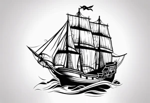 Tatouage pirate des caraïbe tattoo idea