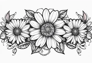 Daisy chain tattoo idea