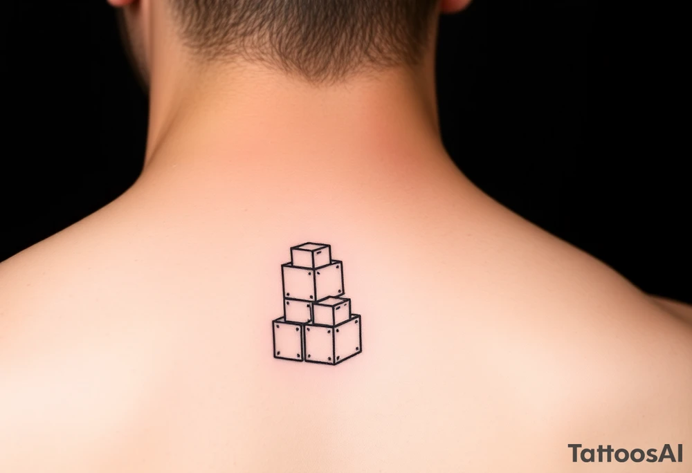 luca with building blocks tattoo idea