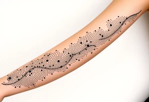 Размытые линии, мистика tattoo idea