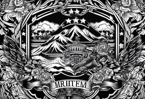 military tattoo idea