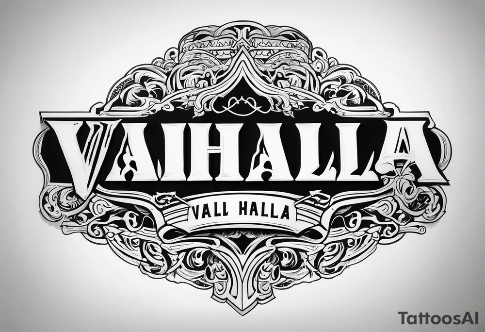 Valhalla tattoo idea