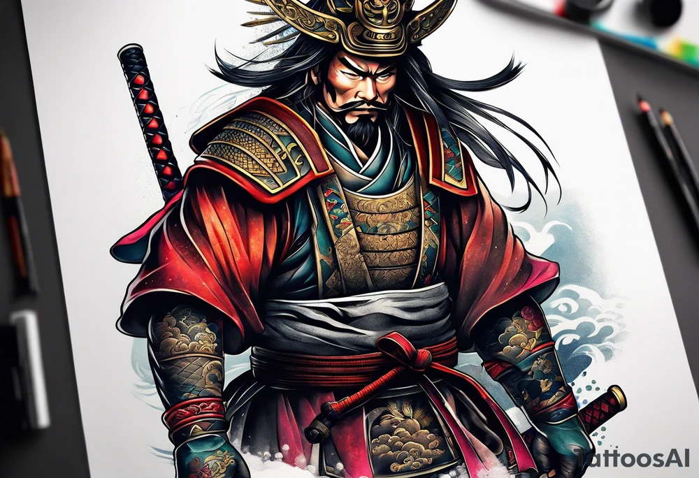 Samurai tattoo idea