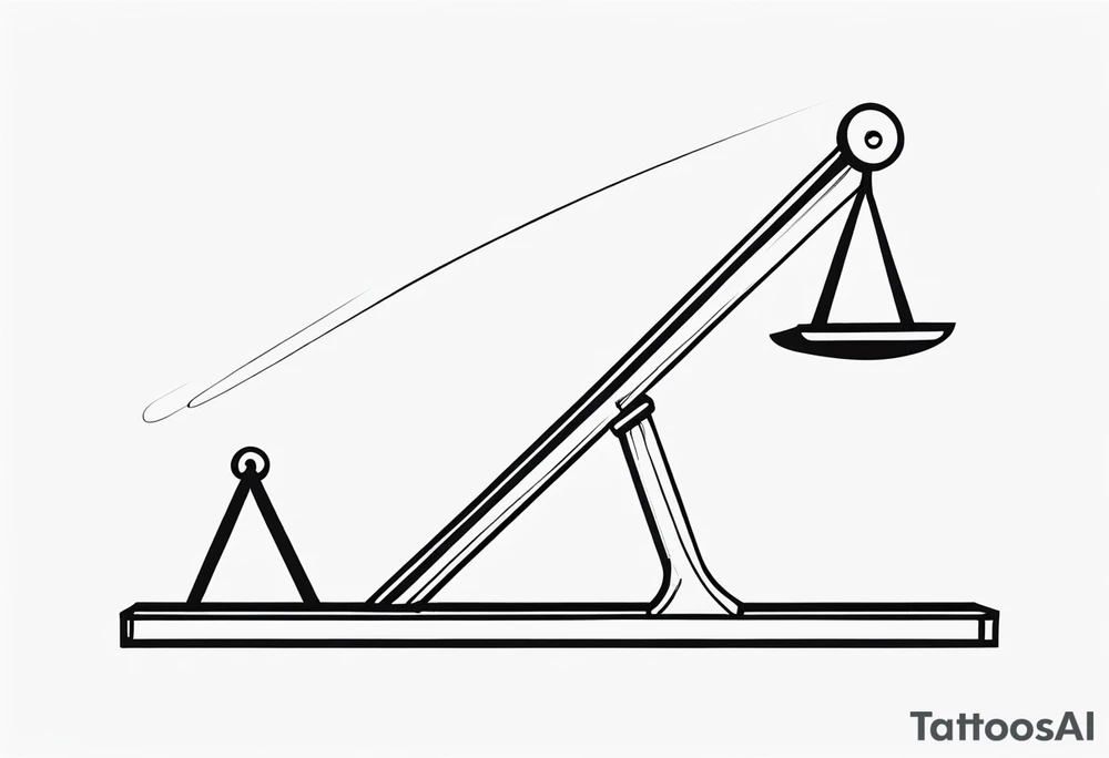 seesaw tattoo idea
