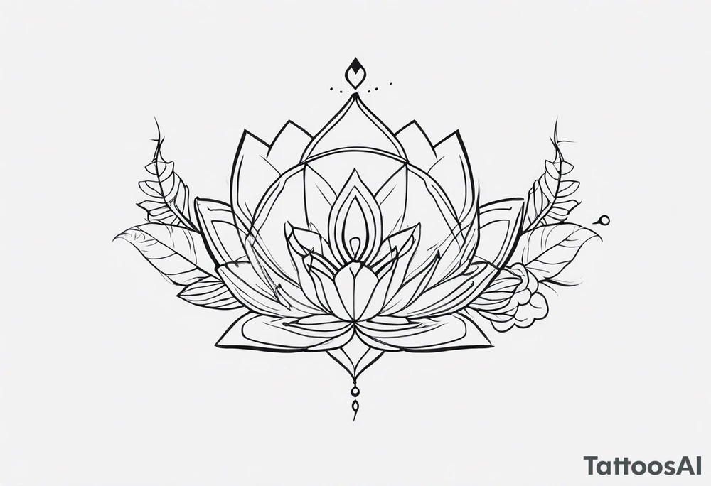 horizontal tattoo idea