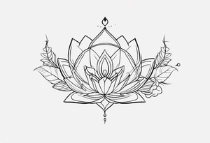horizontal tattoo idea