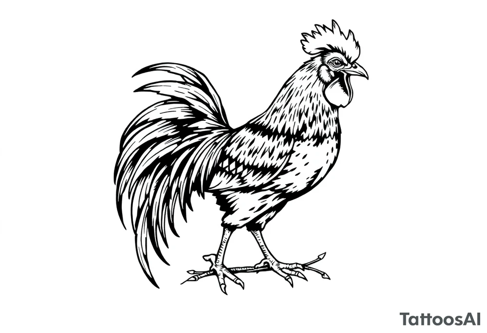 A big cock tattoo idea