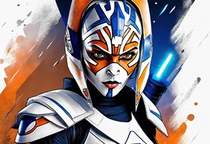 Star Wars, Captain Rex, Ahsoka Tano tattoo idea