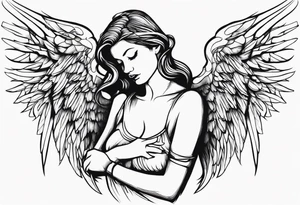 the fallen angel tattoo idea
