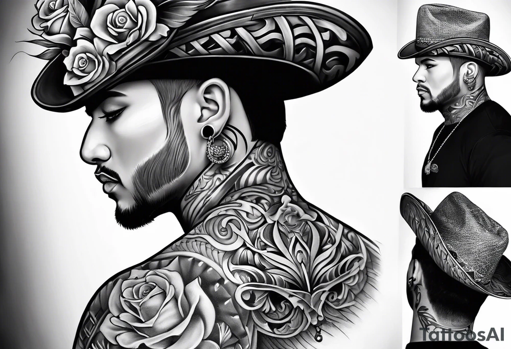 Granchio stile chicano tattoo idea