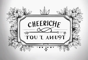 “cherche la magie dans tout” On collar bones tattoo idea