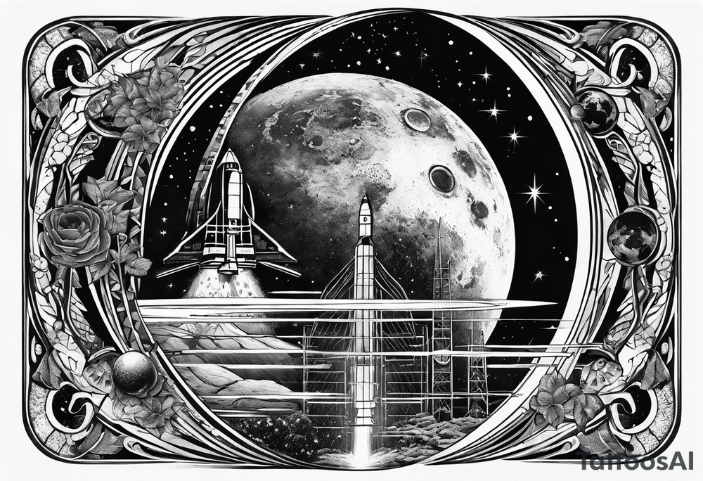 Nasa photos tattoo idea