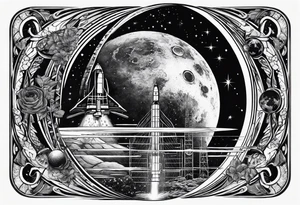 Nasa photos tattoo idea