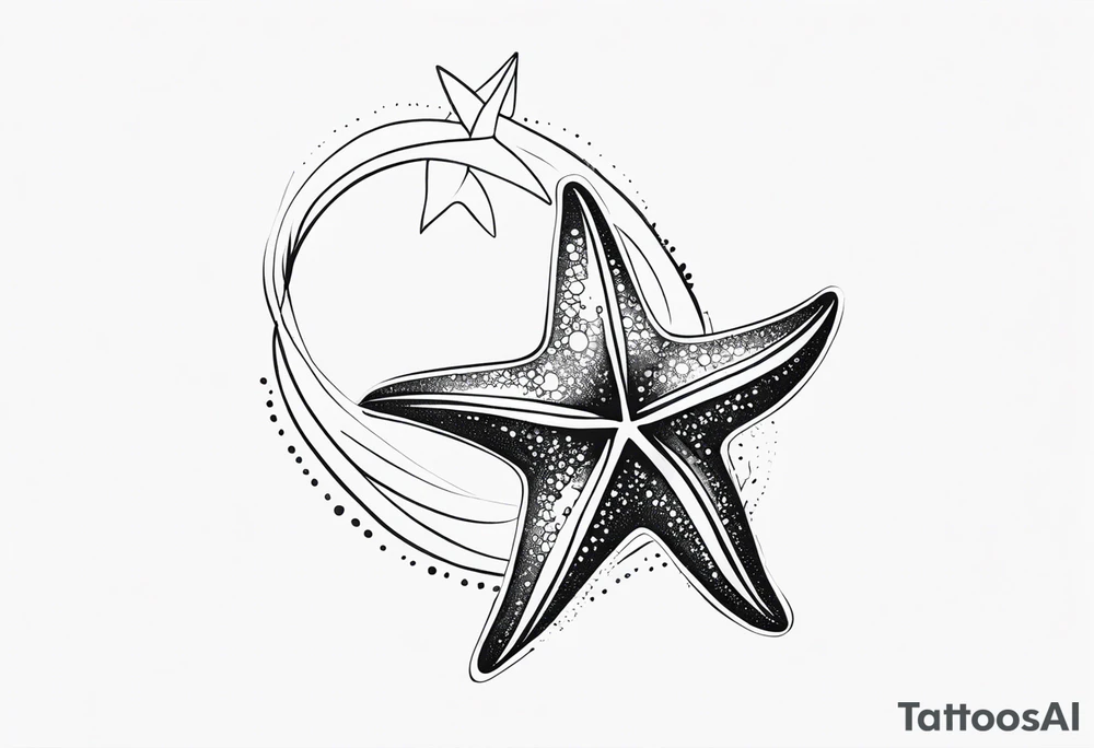 Starfish wrist wrap around tattoo idea