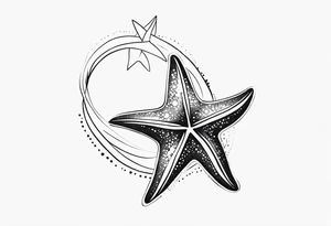 Starfish wrist wrap around tattoo idea
