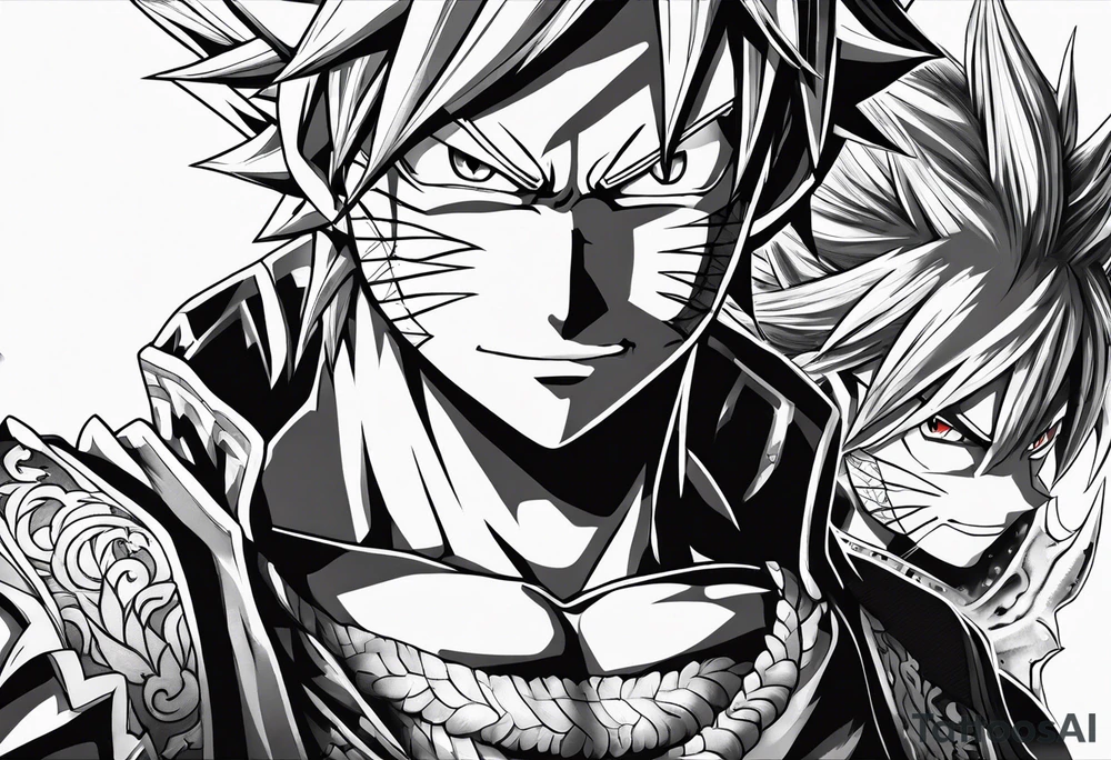 Natsu dragneel from fairy tail tattoo idea