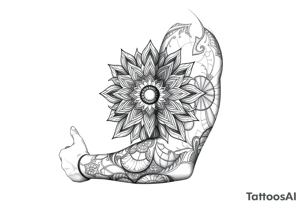 mandala tattoo idea