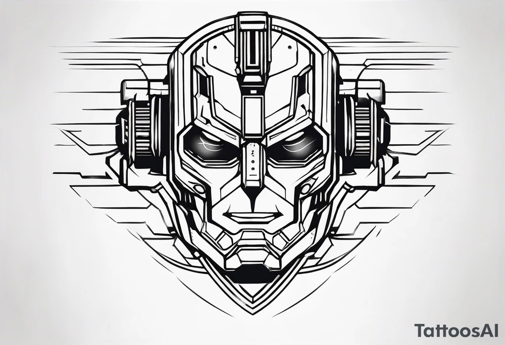 Robotic Cyber criminal tattoo idea