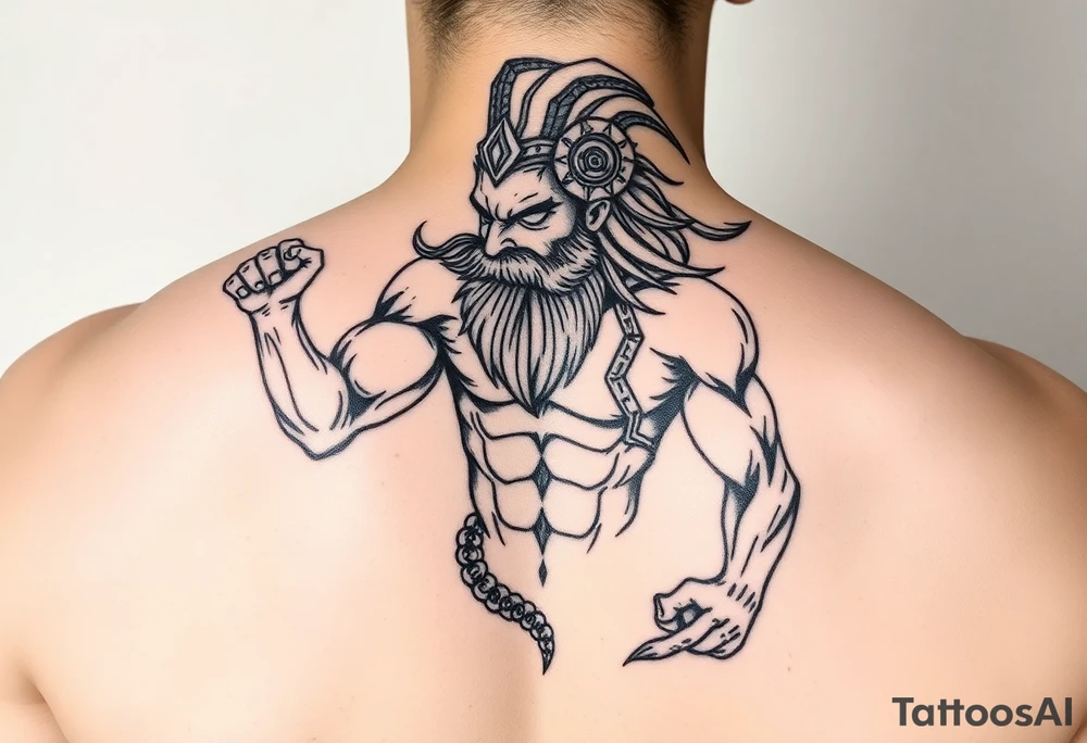 poseidon tattoo idea