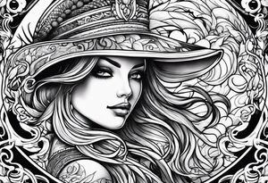 Water and flames tattoo idea