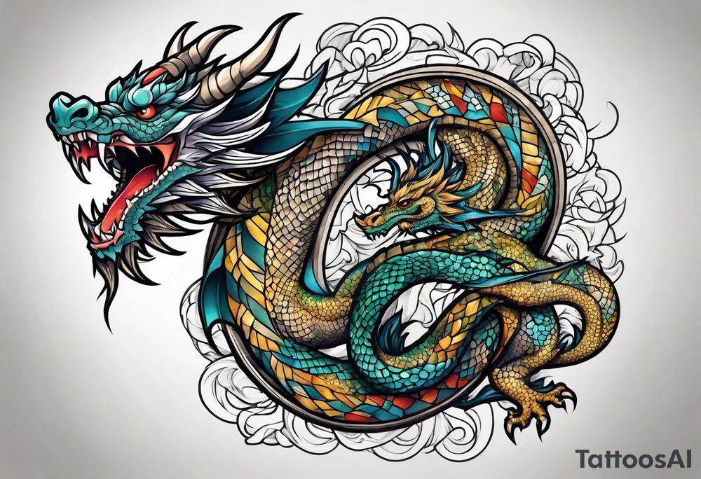 Dragon tattoo idea