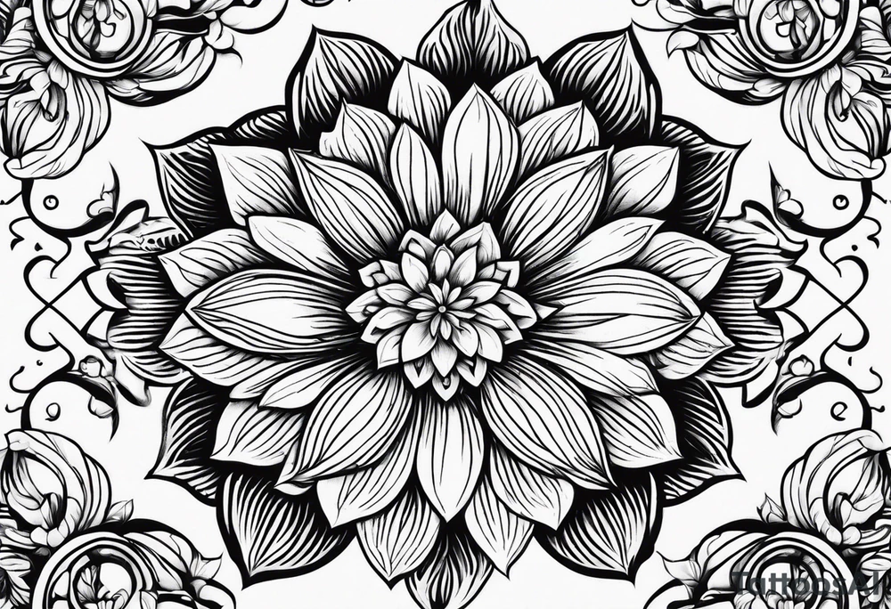 flower, nature tattoo idea