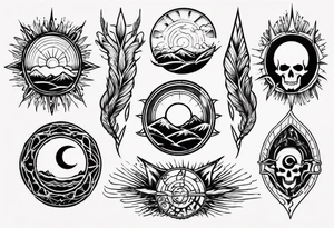Sunrise tattoo idea