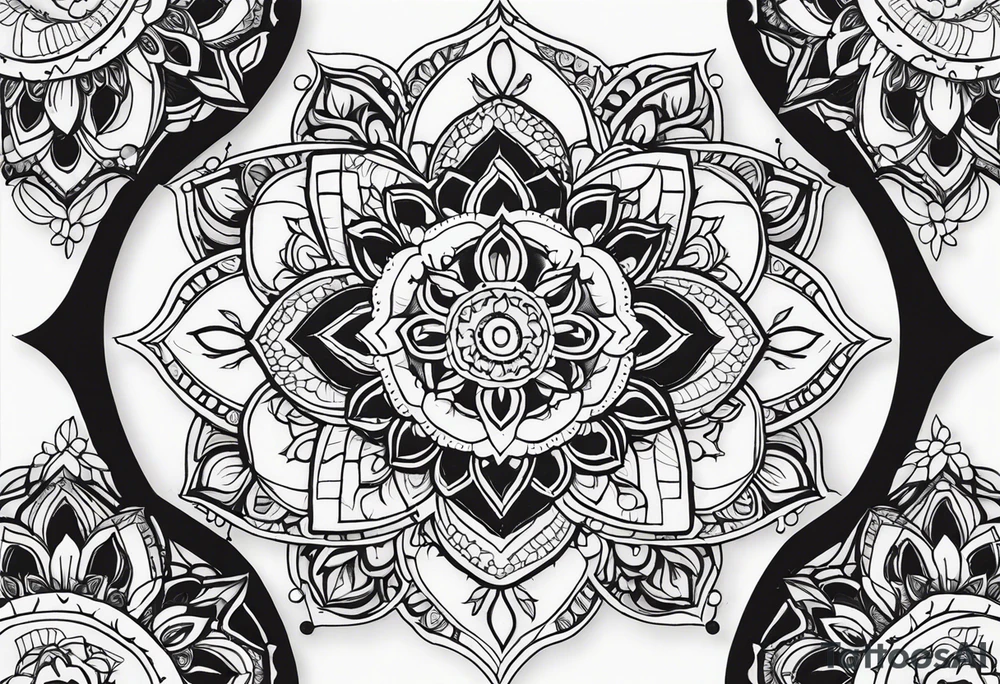 mandala tattoo idea