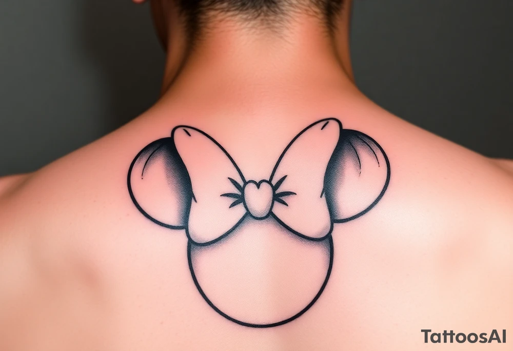 Minnie Mouse ears tattoo idea