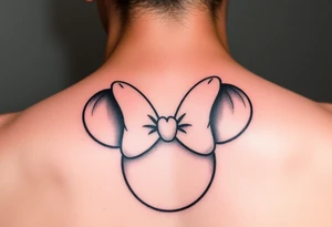 Minnie Mouse ears tattoo idea