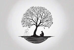 can you convert the quote into a tattoo. "A society grows great when old men plant trees in which shade they know they shall never sit in" tattoo idea