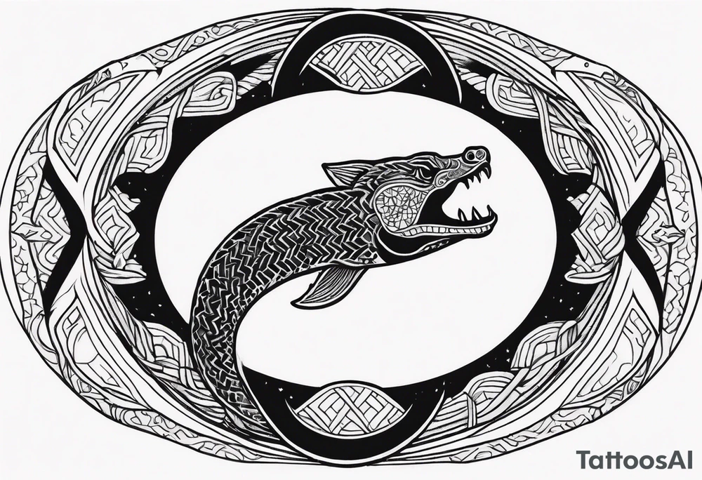dead ouroboros tattoo idea