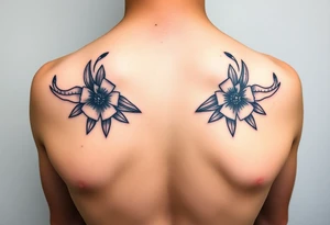 Naked women , front view , torso Only tattoo idea