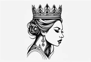 QUEEN CHESS tattoo idea