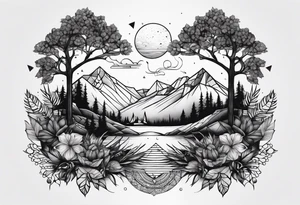 nature tattoo idea
