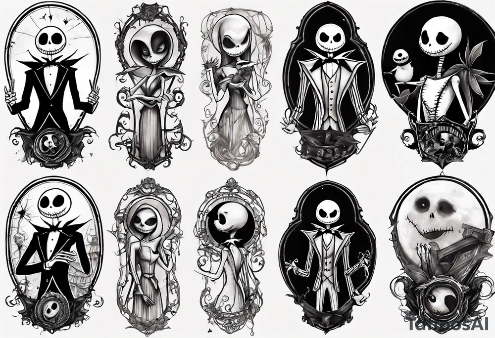 jack skellington tattoo idea