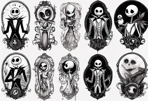 jack skellington tattoo idea